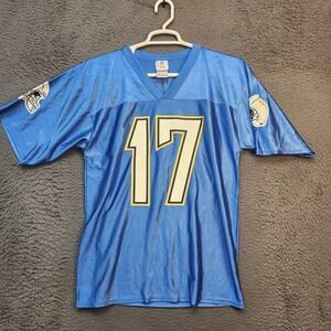 San Diego Chargers Jersey Mens Medium Blue NFL Football Rivers 17 Team Apparel